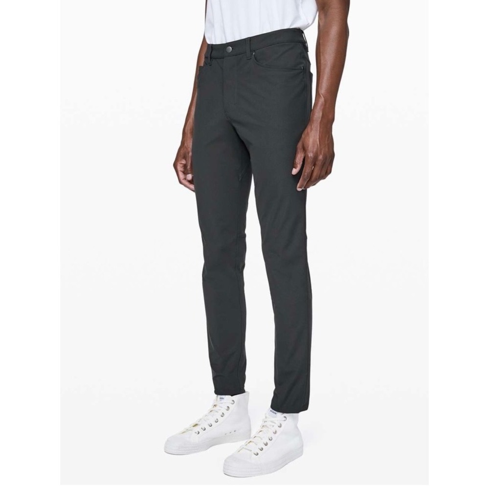 Lululemon Mens‎ Black ABC Commission Cropped Pants Size 31  x 24 Stretch